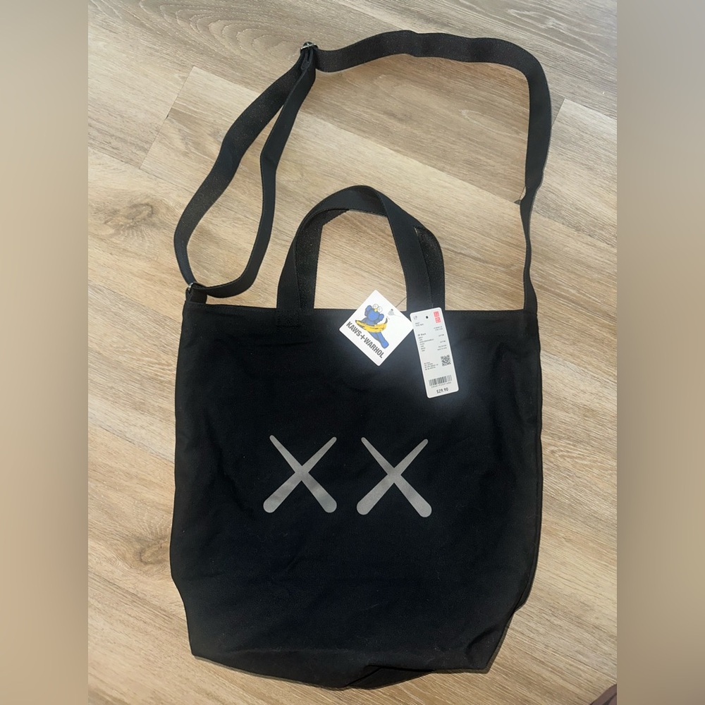 UNIQLO KAWS X ANDY WARHOL TOTE BAG BRAND NEW WITH TAGS